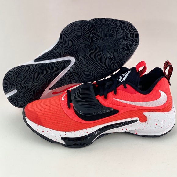 Nike Zoom Freak 3 TB Bright Crimson Men's Basketball Shoes Sneakers DA7845 600 - Picture 3 of 12
